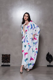 Aquarel Birds Kaftan