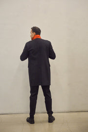 Black Cashmere Short Coat