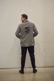 Dragon Grey Reversible Blazer