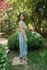 Green Tie Die Tropical Set