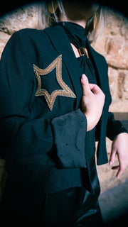 Gold Star Cropped Jacket