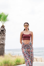 Luna Skirt with Beads Border