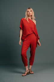 Ember Jogger Set with Beaded Border