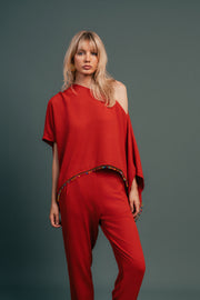 Ember Jogger Set with Beaded Border