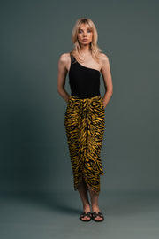 The Soleil Skirt with Beaded Border