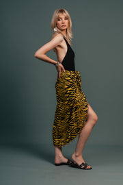 The Soleil Skirt with Beaded Border