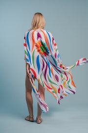 Rainbow Sunflower Kimono