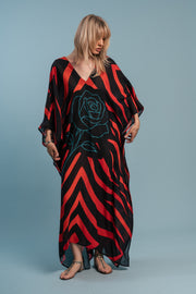Midnight Rose Kaftan