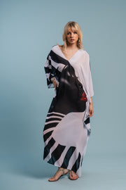 Zebra Queen Kaftan