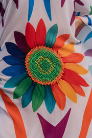 Rainbow Sunflower Kaftan
