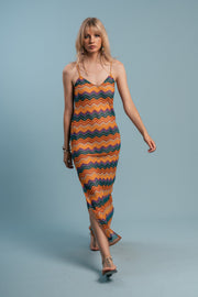 The Sunset Crochet Dress