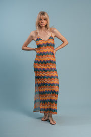 The Sunset Crochet Dress