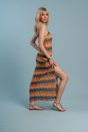 The Sunset Crochet Dress