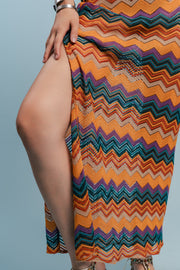 The Sunset Crochet Dress