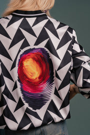 The Identity Custom Print Bomber