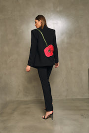 The Black Poppy Blazer