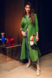 Green Toucan Dress
