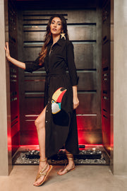 Black Toucan Dress