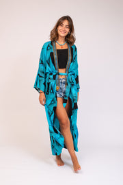 Turquoise Kimono