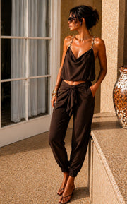 KNOT DRAPE PANTS