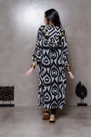Black and White Marrakesh Kimono