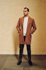 Camel Cashmere Short Coat