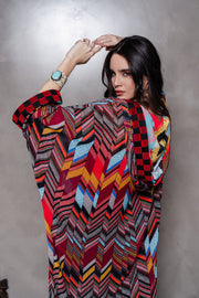 Multicolor Marrakesh Kimono