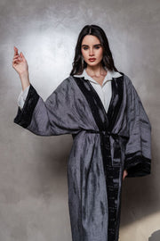 The Grey Palm Kimono